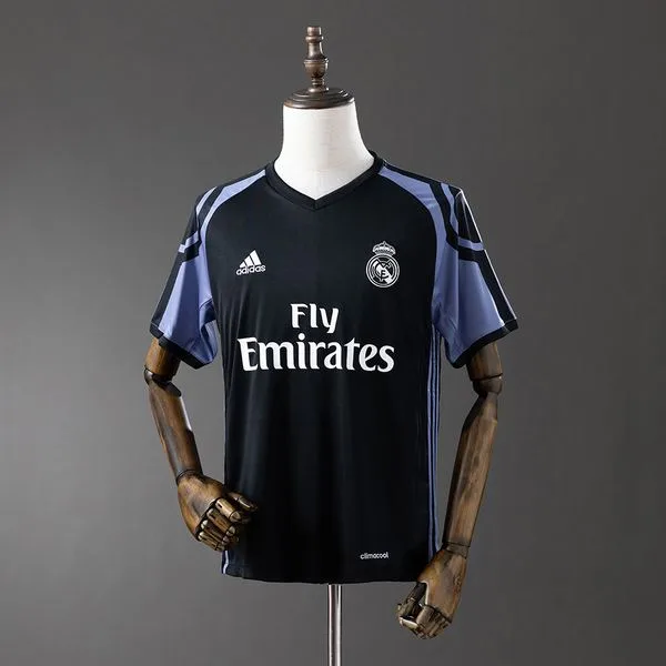 Camiseta de fútbol Real Madrid 2016/17 VISITANTE MANGA CORTA VERSION FAN